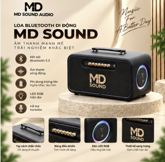Hệ thống âm thanh Studio MD Sound 2.1 MD Sound