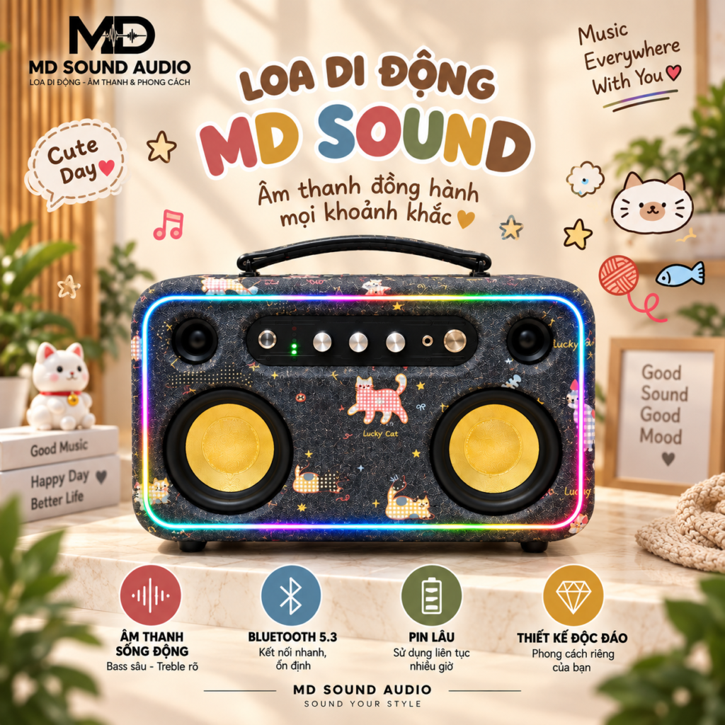 Loa Hi-Fi MD Sound 2.0