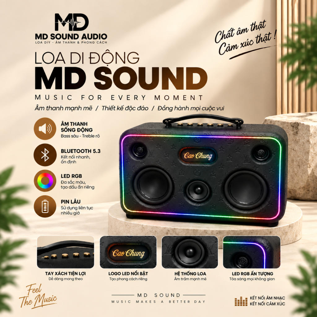 Loa Bluetooth MD Sound BoBox BB4