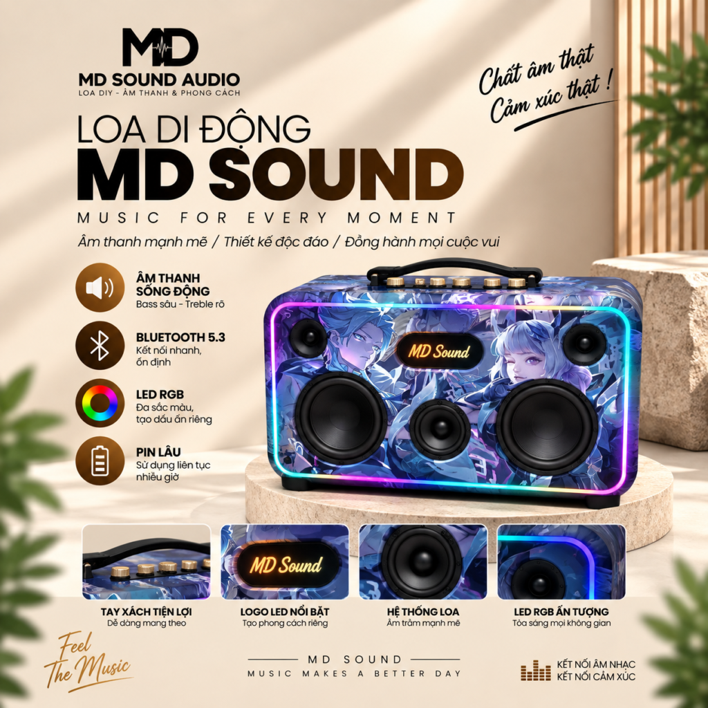 Loa xách tay MD Sound BoBox BB4