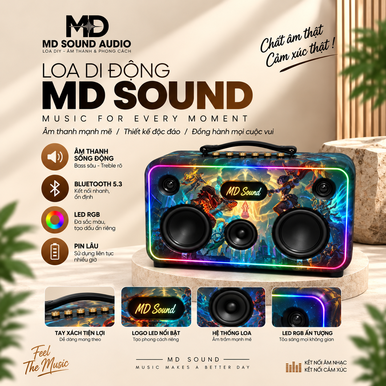Loa BoBox BB4 MD Sound Bluetooth