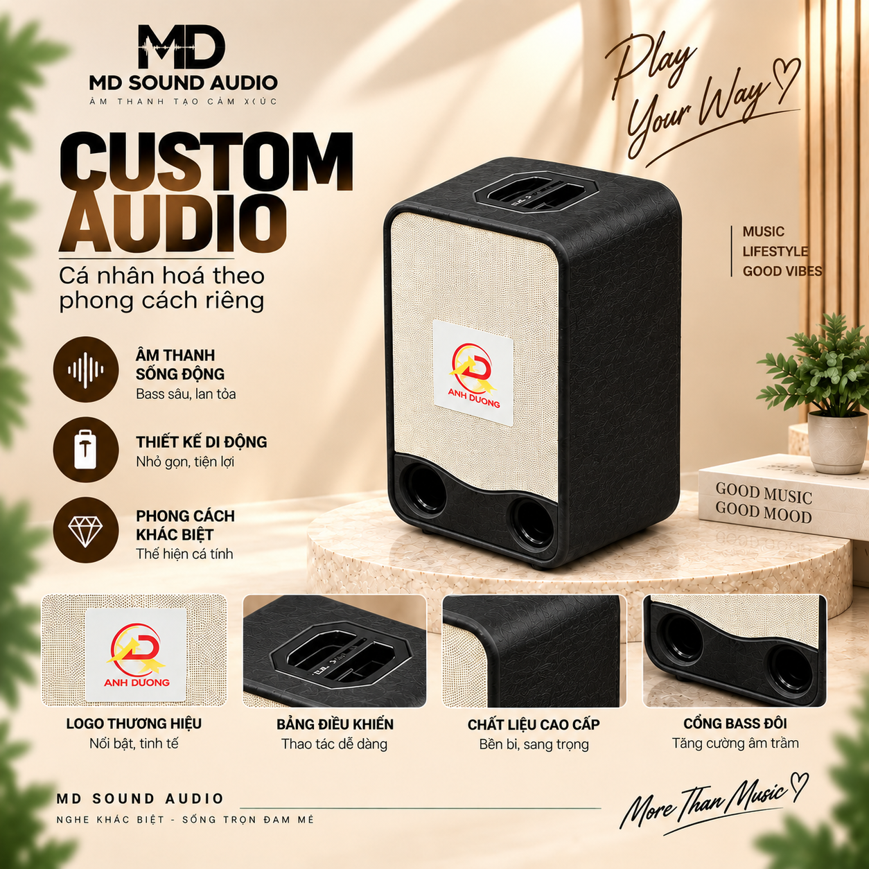 Loa karaoke di động MD Sound A3