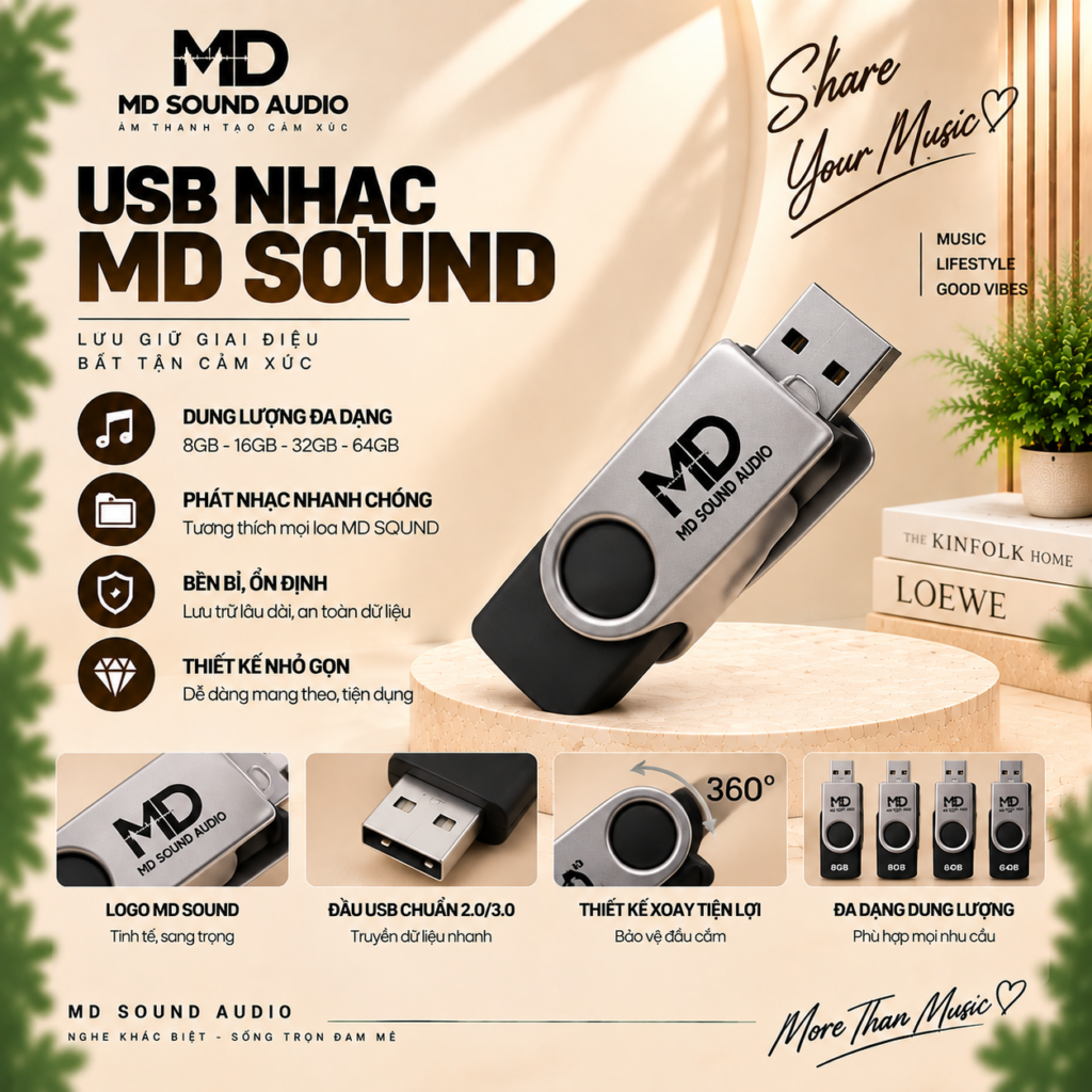 USB Nhạc Chất Lượng Cao MD Sound